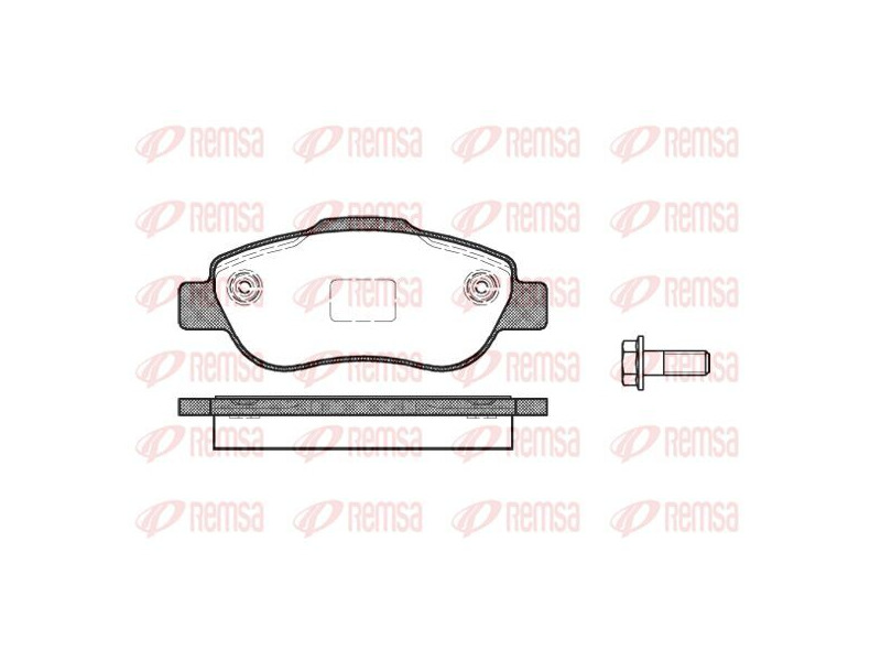 Колодки гальмівні дискові передні FIAT Panda 03-12