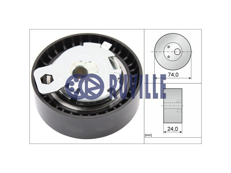 Ролик ГРМ натяжний FORD Focus II 04-11, Mondeo IV 07-15, Connect 02-13, C-MAX 02-10, Focus I 98-04, Fiesta 96-01, Galaxy 06-15, S-MAX 06-15
