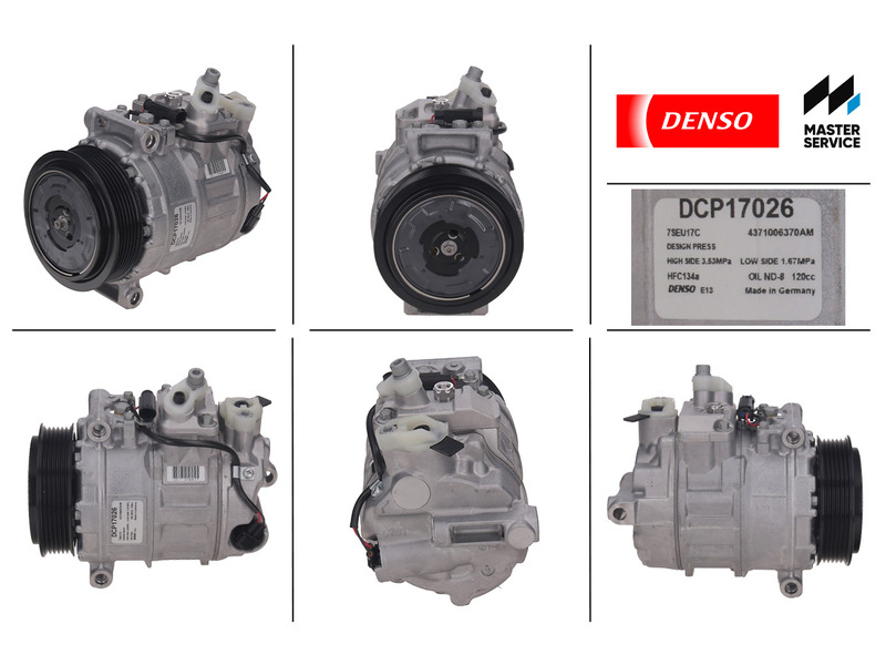 Компресор кондиціонера  новий MERCEDES-BENZ Sprinter 906 06-18, C-Class W204 07-14, Vito W639 03-14, G-Class W463 90-18, ML W163 98-05, SLK R171 04-11, CLC 08-11, CLK W209 02-10, CLS C219 03-10,