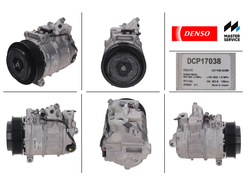 Компресор кондиціонера  новий MERCEDES-BENZ E-Class W212 09-16, CLC 08-11, CLK W209 02-10, CLS C218 10-17, E-Class W211 02-09, S-Class W220 98-06, C-Class W203 00-07, SL R230 01-11
