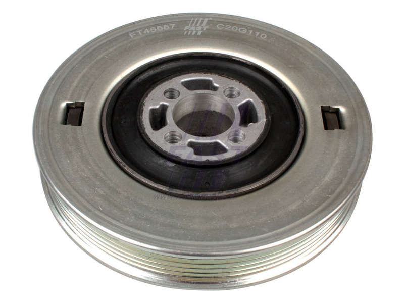 Шків колінвала демпферний 6 струмків FIAT Doblo 09-15, Doblo 00-13, Freemont 11-16; OPEL Astra H 04-14, Vectra C 02-08, Combo D 11-18; SUZUKI SX-4 06-14; ALFA ROMEO 159 05-11, 156 97-07, Brera 05-10;