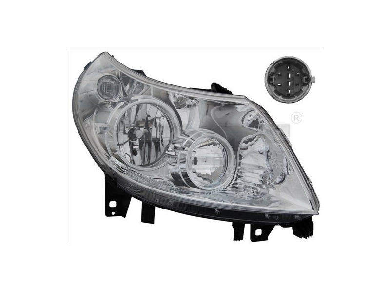 Фара ліва електрокоректором FIAT Ducato 06-14; PEUGEOT Boxer 06-14; CITROEN Jumper 06-14