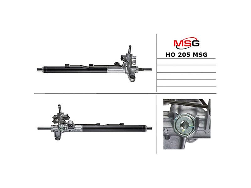 Рульова рейка з ГПК нова  Honda Accord CL/CM 03-08, Acura TSX 04-08