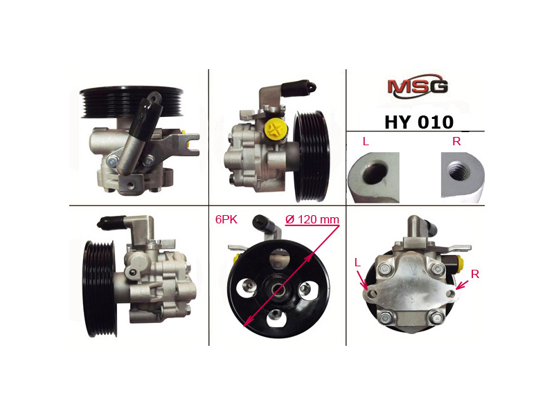 Насос ГПК  новий Hyundai Tucson 04-09, Kia Cerato 04-08, Kia Sportage 04-10