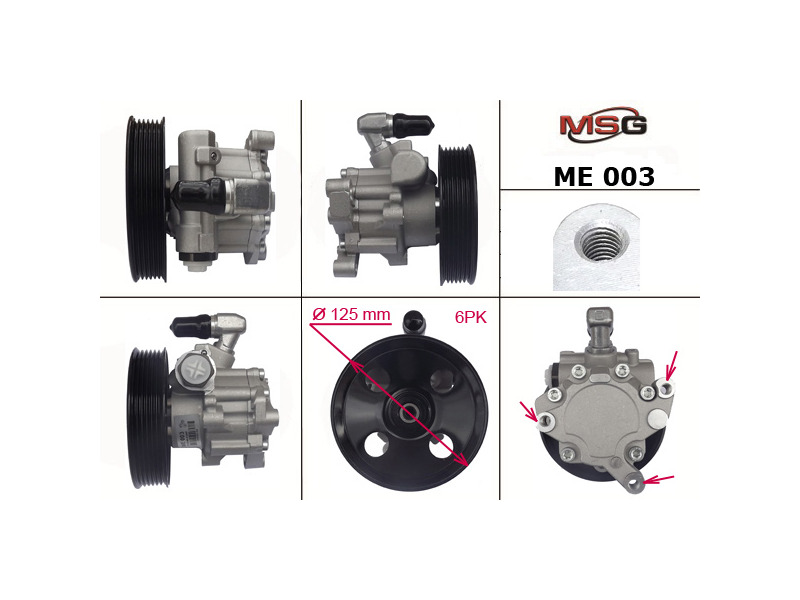 Насос ГПК  новий Mercedes-Benz ML W163 98-05, Mercedes-Benz C-Class W203 00-07, Mercedes-Benz C-Class W202 93-00