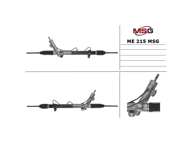 Рульова рейка з ГПК нова  Mercedes-Benz Vito W639 03-10