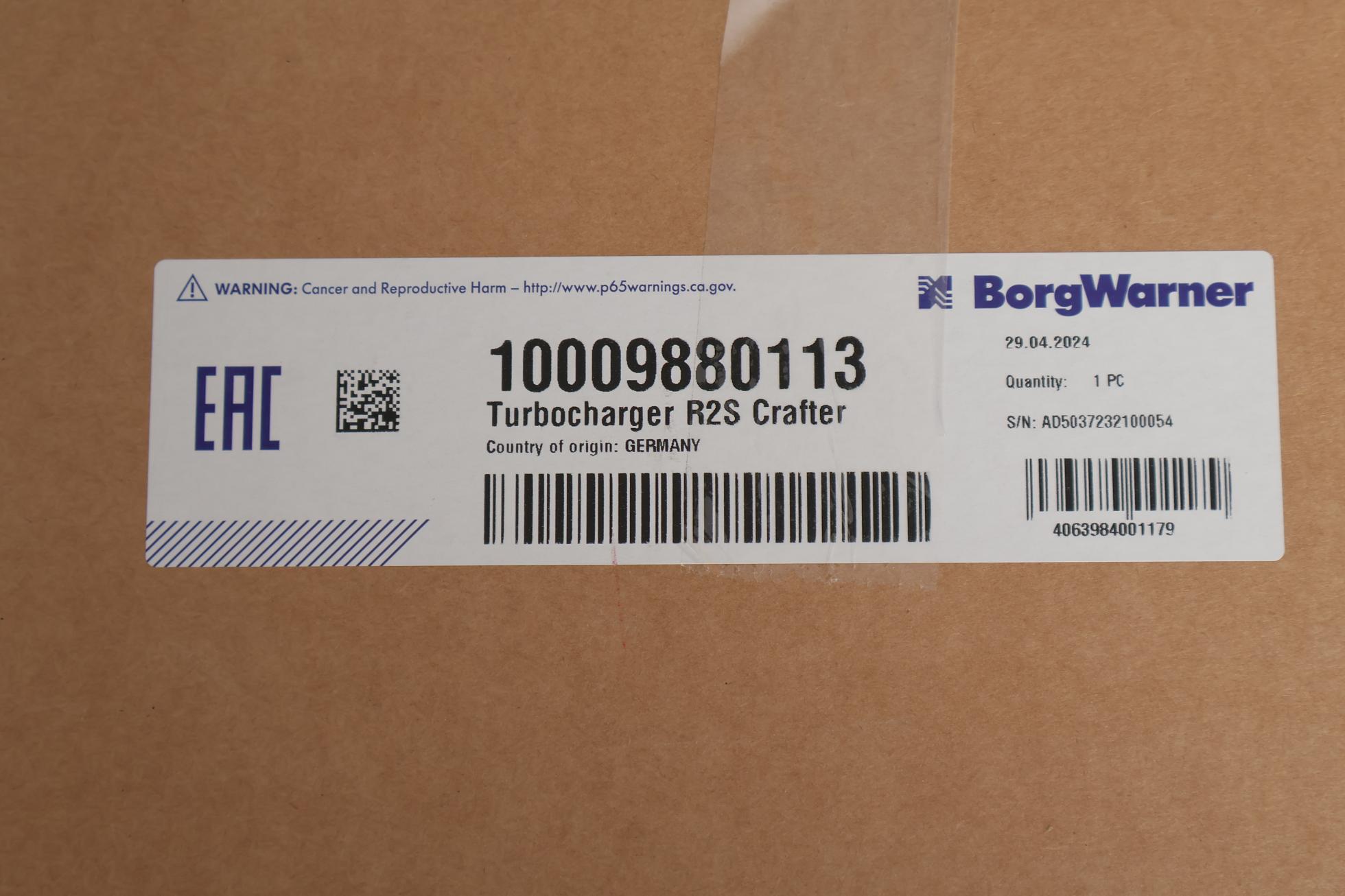 10009880113 BorgWarner