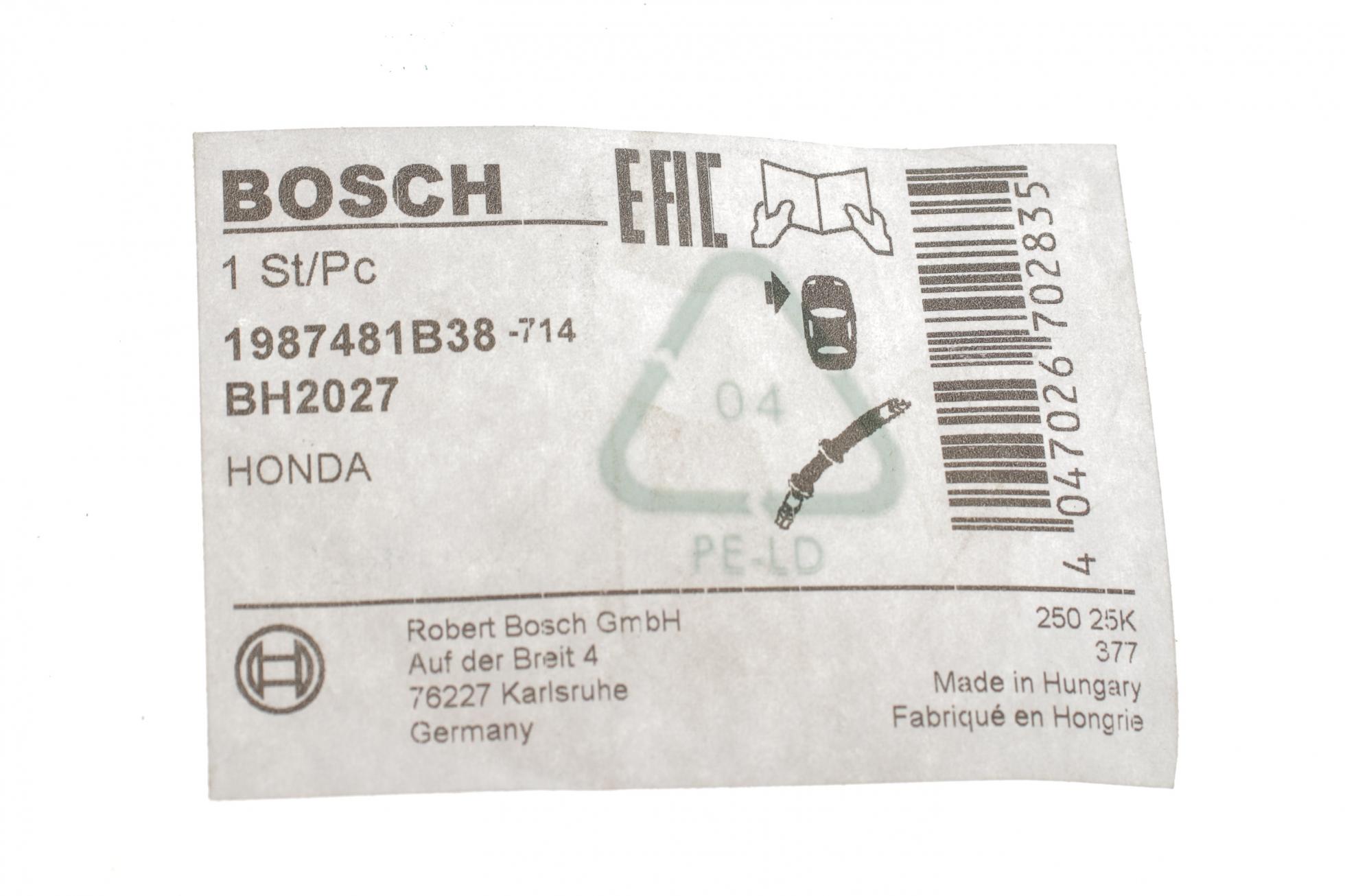 1987481B38 BOSCH