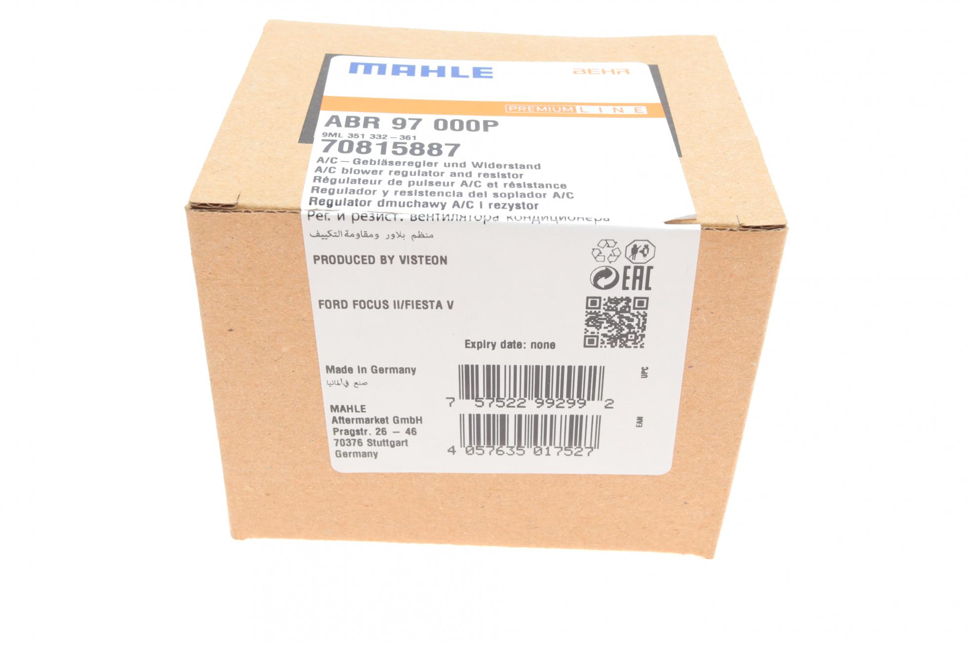 ABR97000P MAHLE