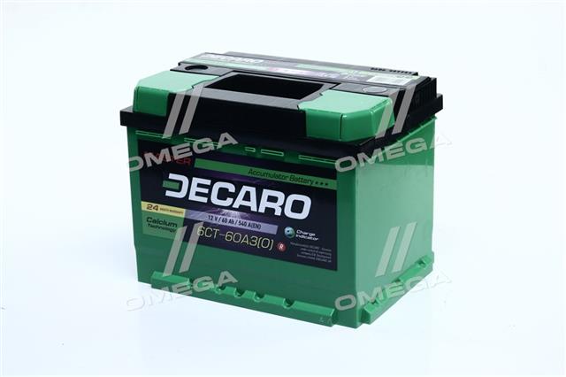 Акумулятор 60Ah-12v DECARO MASTER (242x175x190),R,EN580