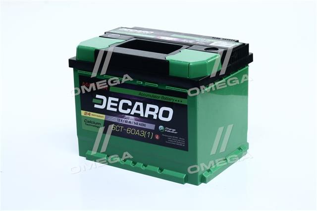 Акумулятор 60Ah-12v DECARO MASTER (242x175x190),L,EN580