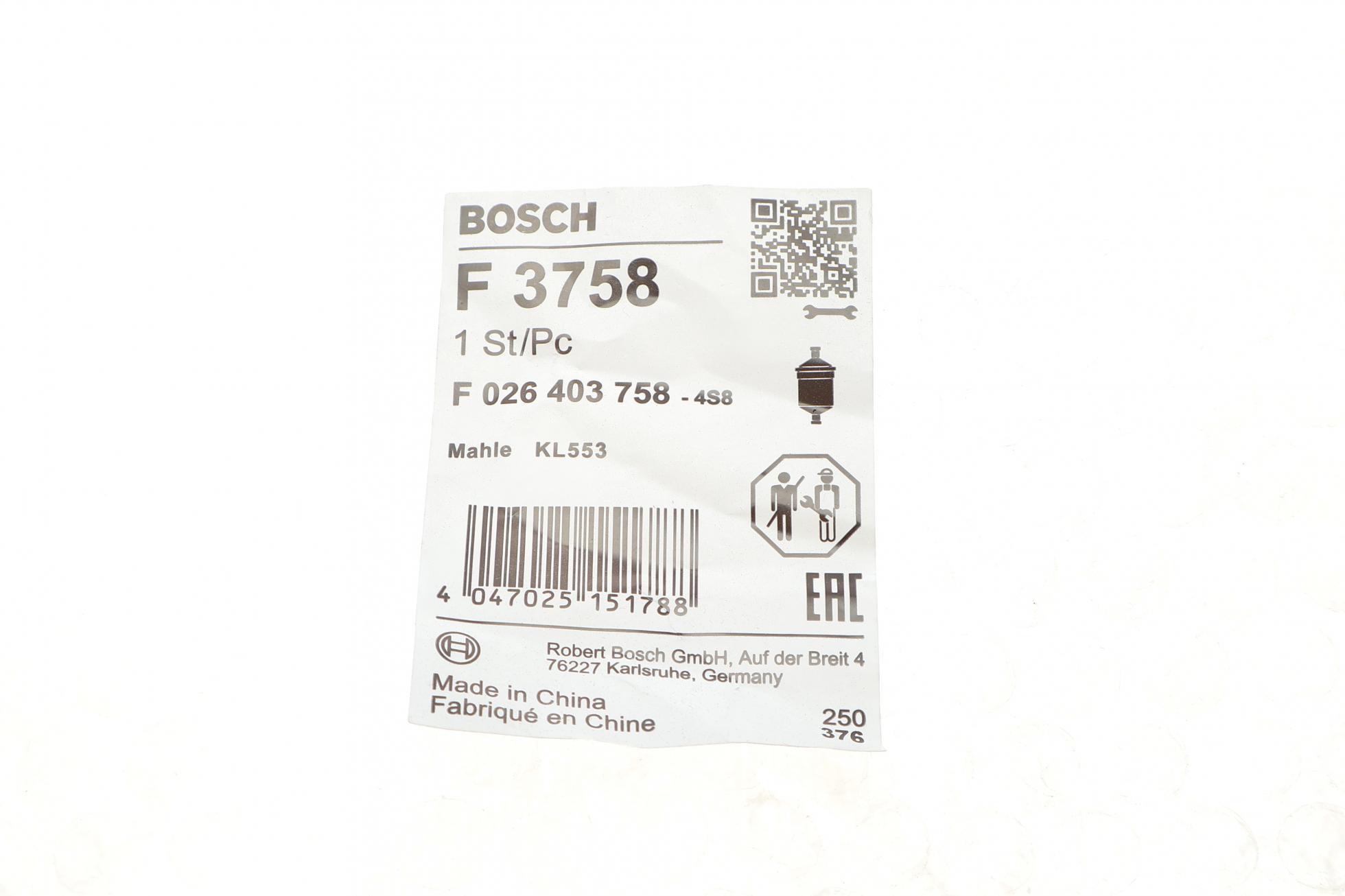 F026403758 BOSCH