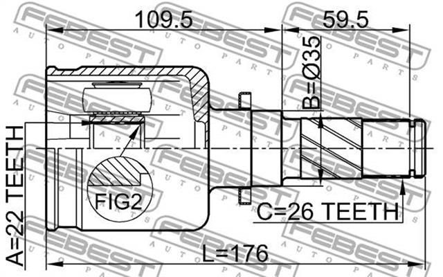 0511M316ATLH FEBEST