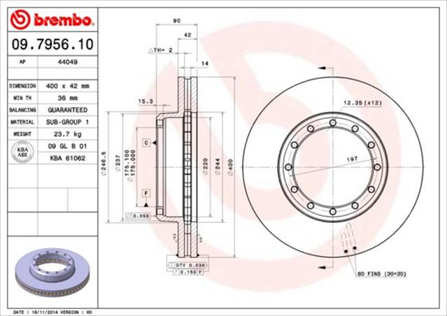 09800431 BREMBO
