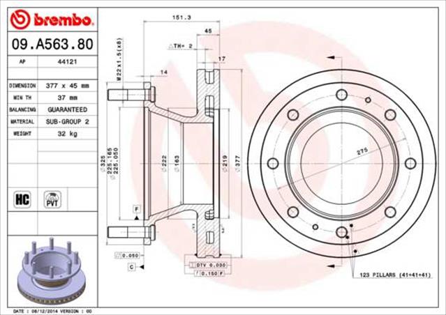 09A60311 BREMBO