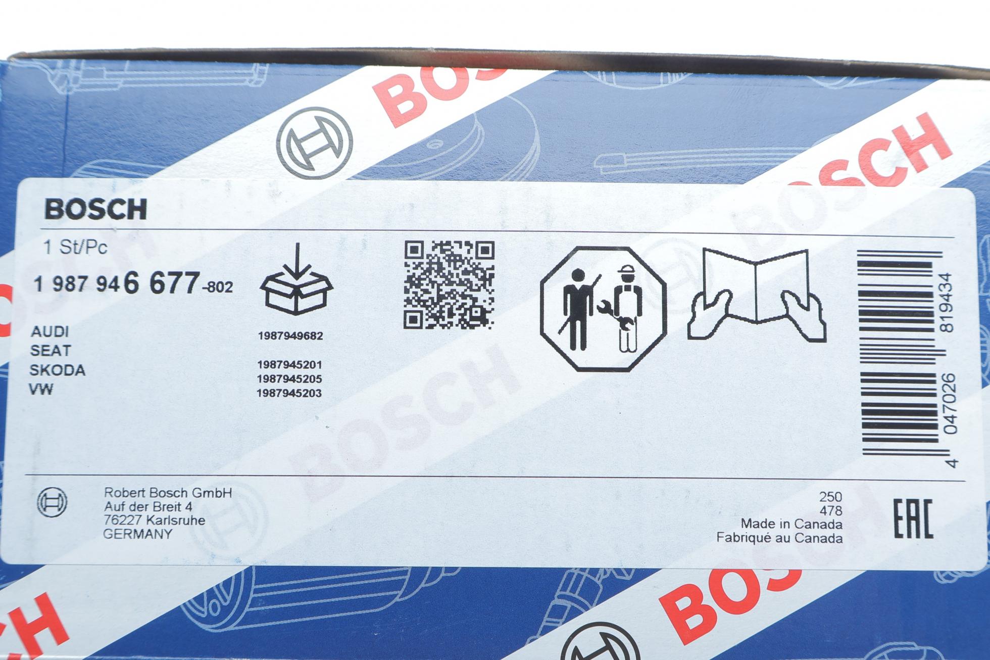 1987946677 BOSCH
