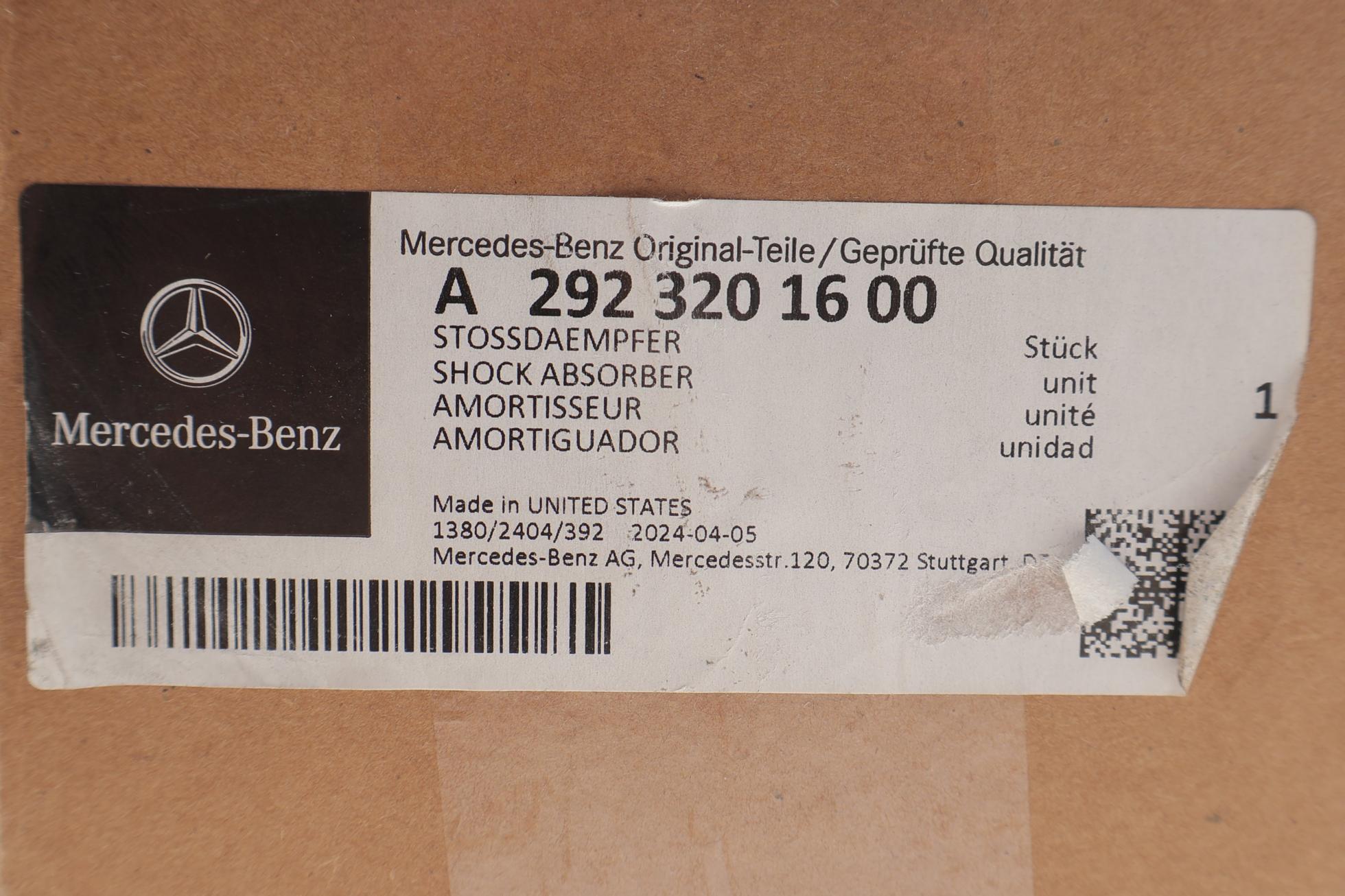 2923201600 MERCEDES-BENZ