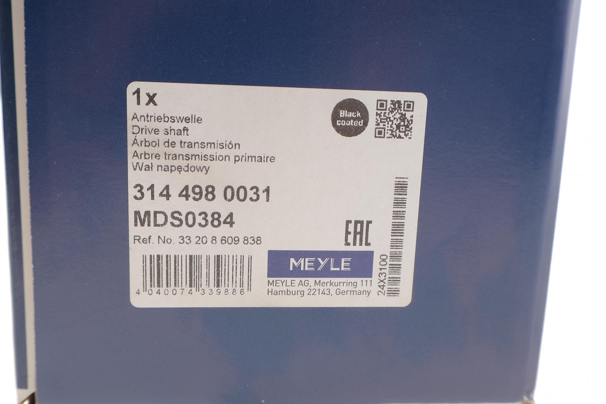 3144980031 MEYLE