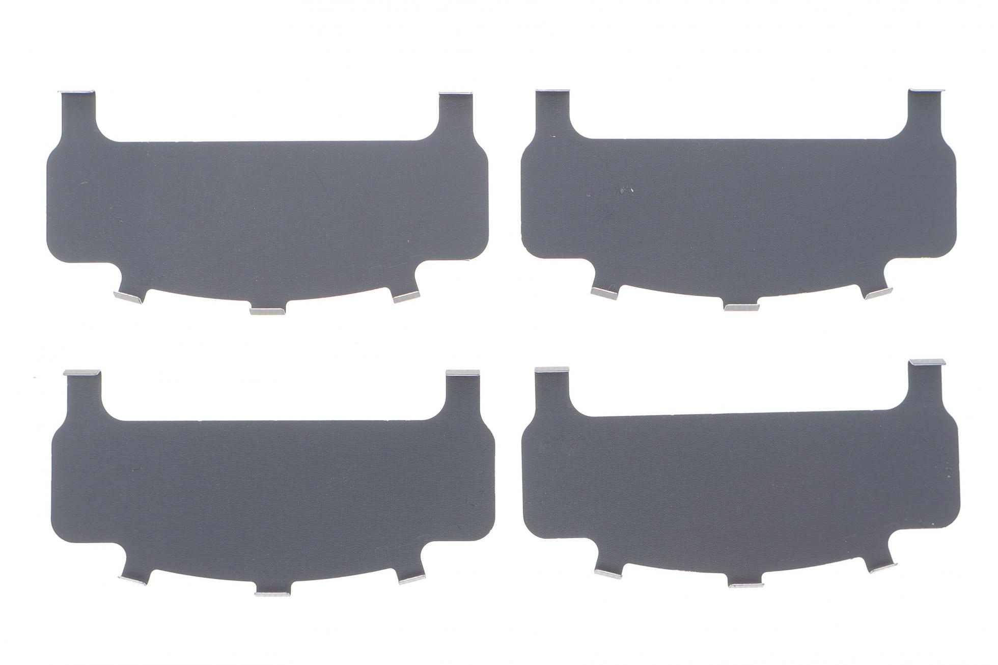 Комплект протискрипних пластин (передніх) Mitsubishi Outlander 03-/Lancer 94-/Galant/Pajero 88-03 (Akebono)