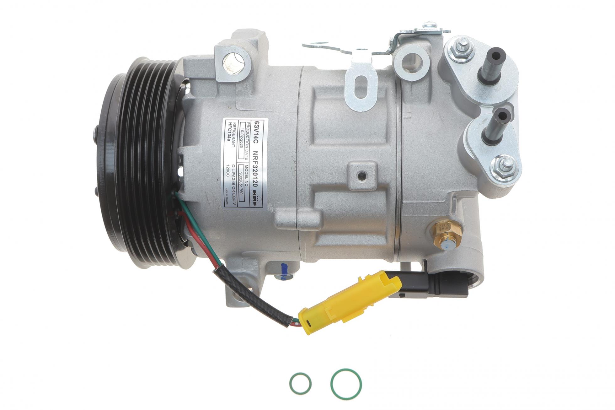 Компрессор кондиционера Citroen C4 Cactus 1.5-1.6 HDi 14- (6PK)