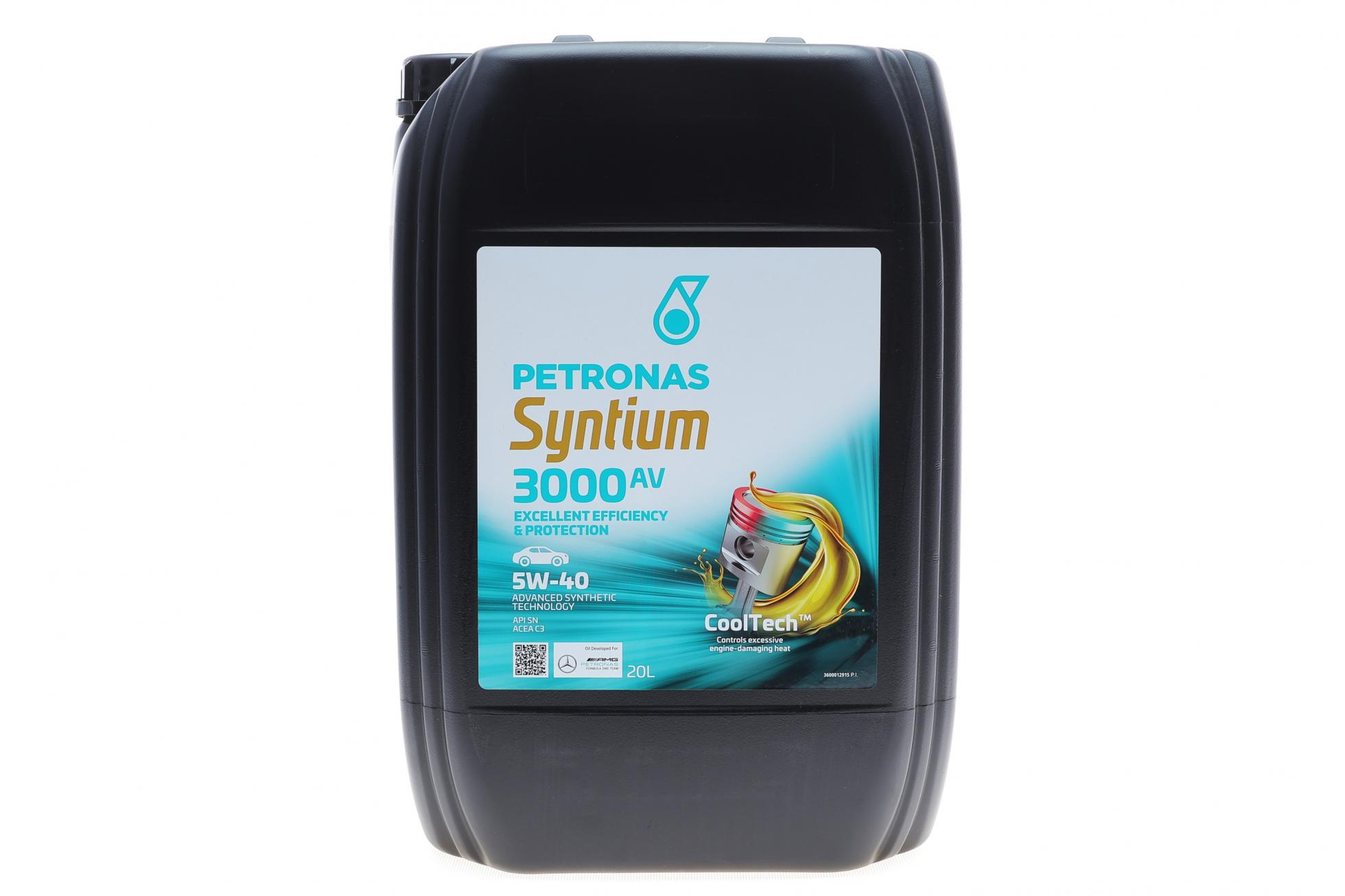 Олива 5W40 SYNTIUM 3000 AV (20L) (VW 505.00/505.01/MB 229.51/RN0700/RN0710)