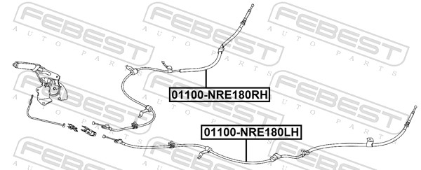 01100NRE180RH FEBEST