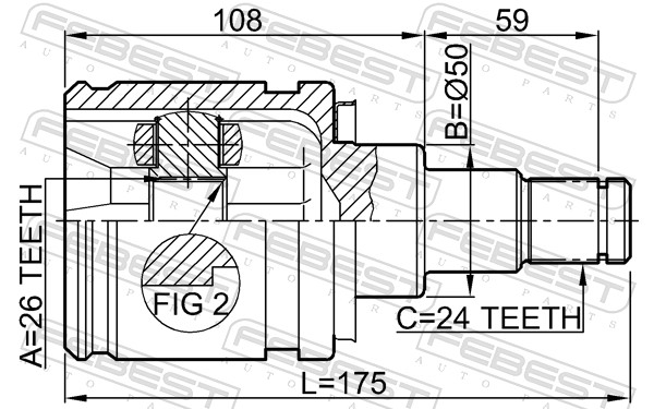 0111AZT250LH FEBEST