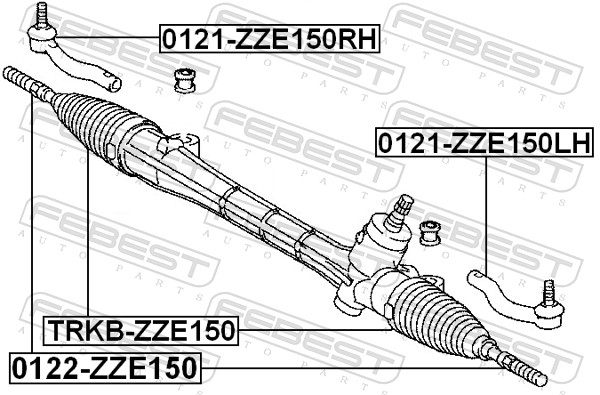 0121ZZE150RH FEBEST