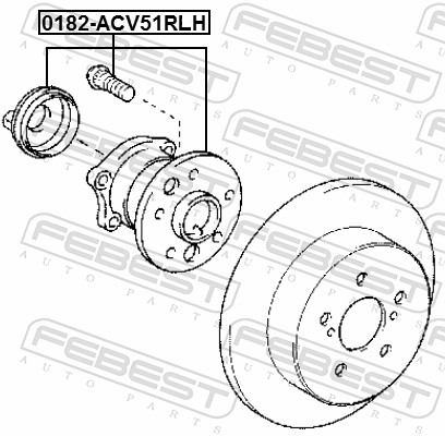 0182ACV51RLH FEBEST