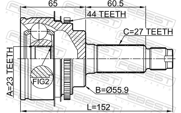 0810S11A44 FEBEST