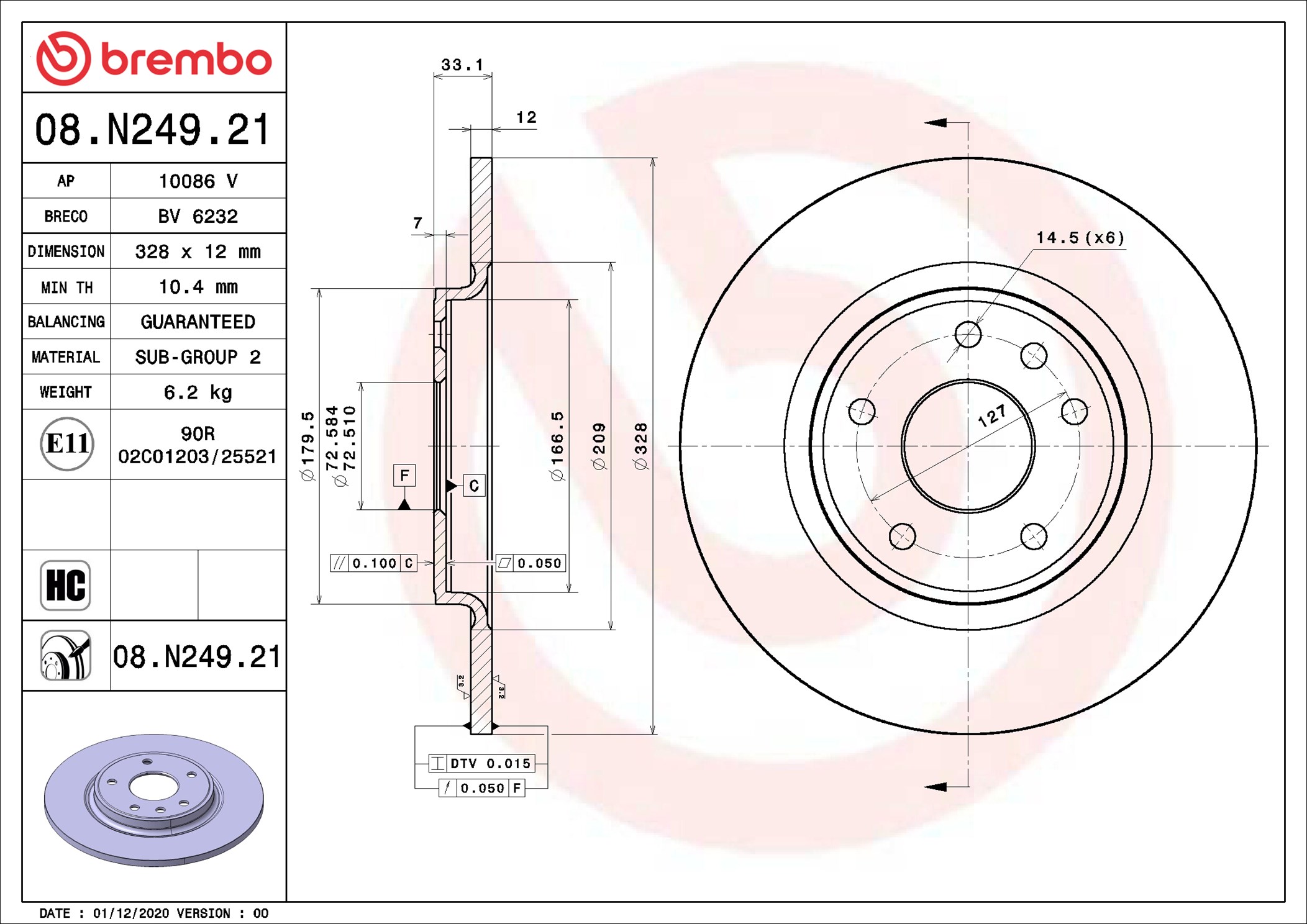 08N24921 BREMBO