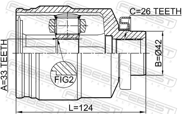 1211TUC27RH FEBEST