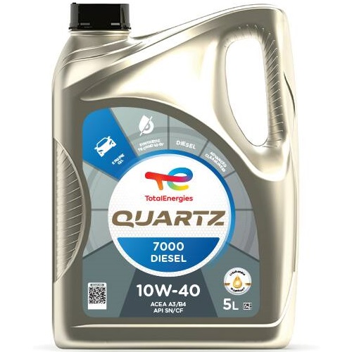 Олива моторна Total Energies Quartz 7000 Diesel 10W40 5л