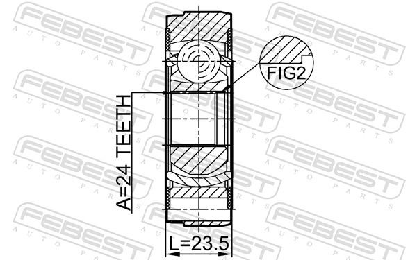 2711XC90SHA FEBEST