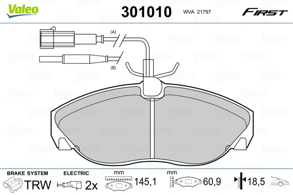 Тормозные колодки дисковые CITROEN/FIAT/PEUGEOT Jumper/Ducato/Boxer "F "94>>