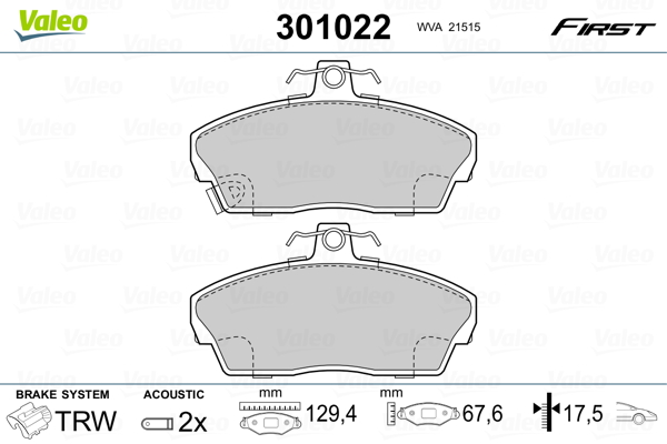 Гальмівні колодки дискові HONDA/ROVER Civic/Concerto/25/45/200/400/800/Streetwise "1,1-2,7 "F "88-05