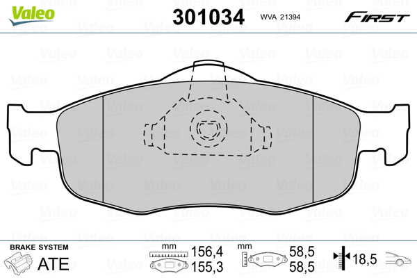 Гальмівні колодки дискові FORD Cougar/Mondeo/Scorpio "1,6-2,9 "F "86-01