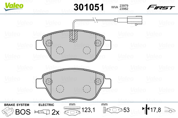 Гальмівні колодки дискові ALFA/CITROEN/FIAT/PEUGEOT Nemo/Punto/Linea/Bipper "1,2-1,9 "F  "01>>