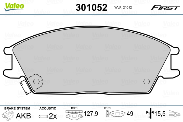 Гальмівні колодки дискові HYUNDAI Accent/Getz/Lantra/Pony/SCoupe "1,1-1,6 "F "89-10