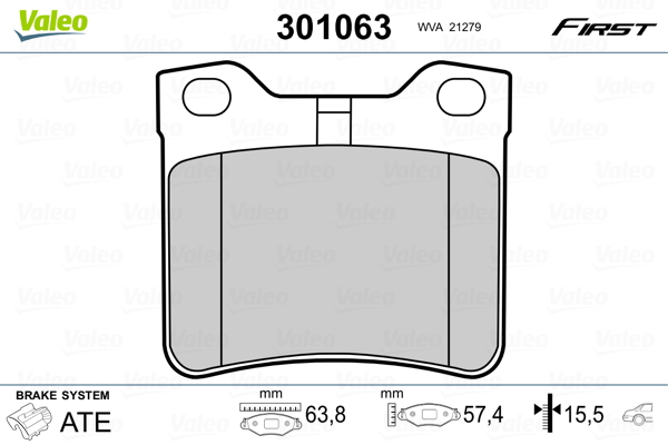 Гальмівні колодки дискові PEUGEOT 406/607 "1,8-3,0 "R "97-05