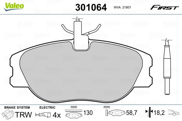 Тормозные колодки дисковые CITROEN/FIAT/LANCIA/PEUGEOT Jumpy/Scudo/806/Expert "1,6-2,1 "F "94-06