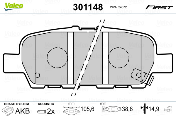 Колодки тормозные (задние) Renault Koleos 08-/Nissan Qashqai/Tiida 07-13/Teana/X-Trail 01-13