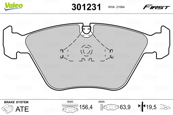 Гальмівні колодки дискові BMW 3/5/7/Z3/Z4 "1,8-5,0 "F "86-09