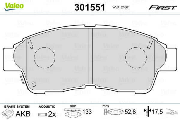 Гальмівні колодки дискові TOYOTA Camry/CarinaE/Corolla/Picnic/Rav4 "1,3-2,2 "F "91-01
