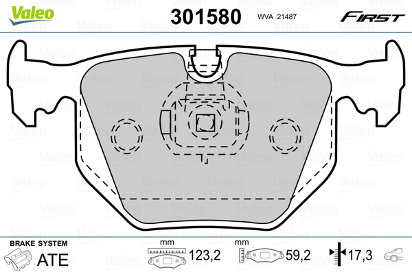 Гальмівні колодки дискові ALPINA/BMW/LANDROVER D3/3/5/7/X3/X5/Z4/Z8/RangeRover "2,0-5,6 "R "90-13