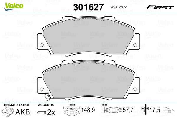 Гальмівні колодки дискові HONDA/ROVER Accord/Civic/CR-V/HR-V/NSX/600 "1,6-3,5 "F "90>>