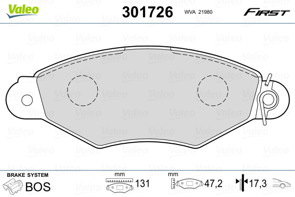 Гальмівні колодки дискові CITROEN/NISSAN/PEUGEOT/RENAULT Xsara/Kubistar/Kangoo "1,2-1,9 "F "93>>