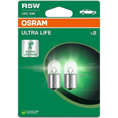 Автолампа Osram 5W 12V BA15S