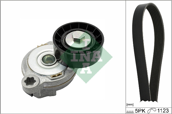 Комплект ремня генератора Volvo S40/S60/S80/V40/V60/V70/XC60/XC70 1.9/2.0/2.4D 00-