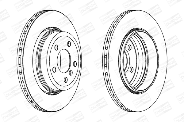 Диск тормозной (задний) BMW X3 (E83) 03-11 (320x22) PRO